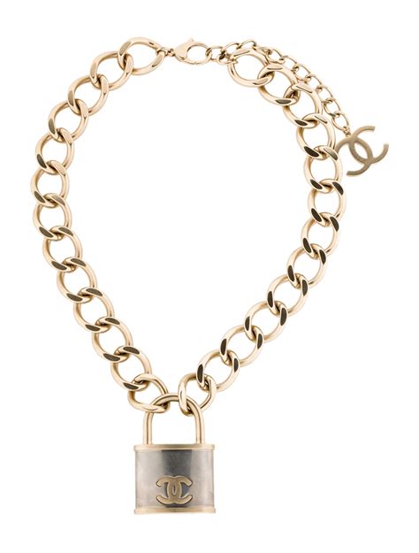 padlock necklace chanel|chanel necklace official website.